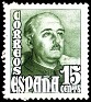 Spain 1948 Franco 15 CTS Green Edifil 1021